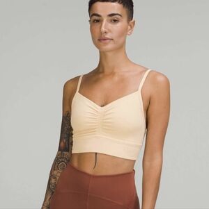 Lulululemon Nulu Front-Gather Yoga Bra B/C Cup - In Prosecco - Size 6